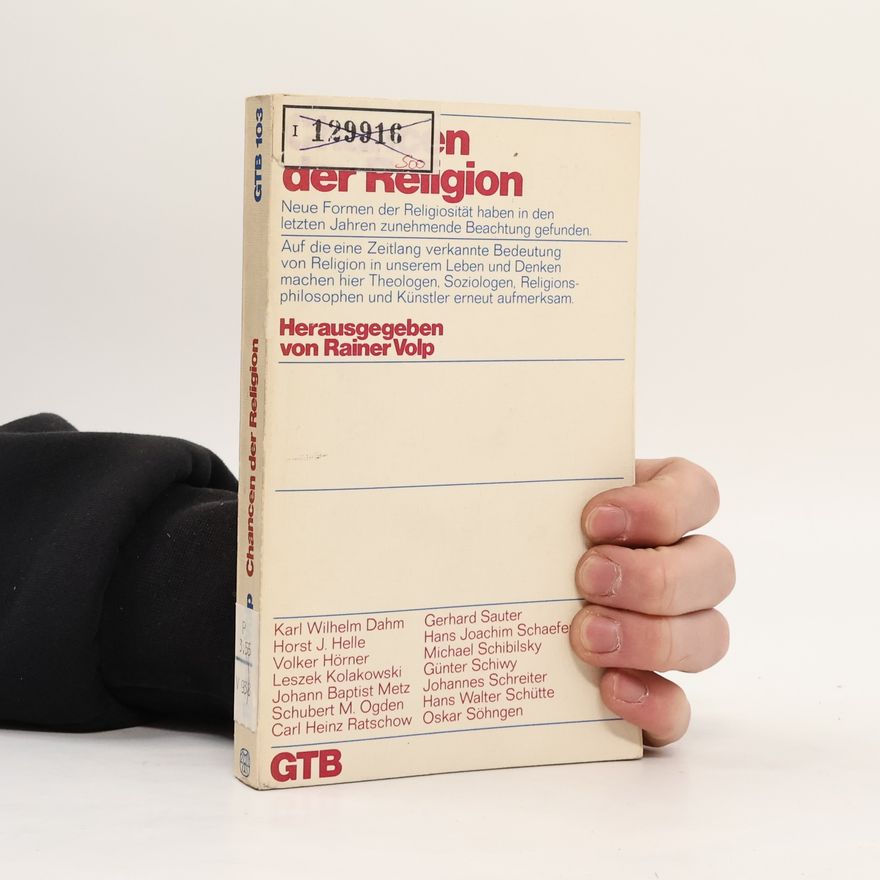 Hans Walter Schütte Chancen der Religion