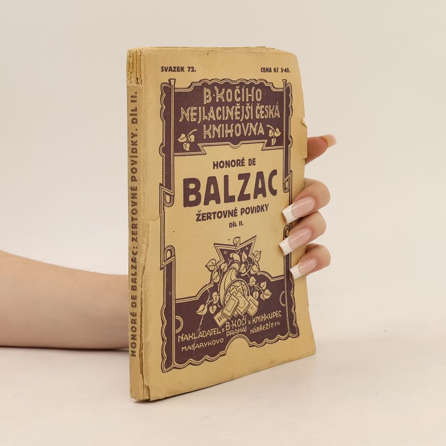 Honoré de Balzac Žertovné povídky II.