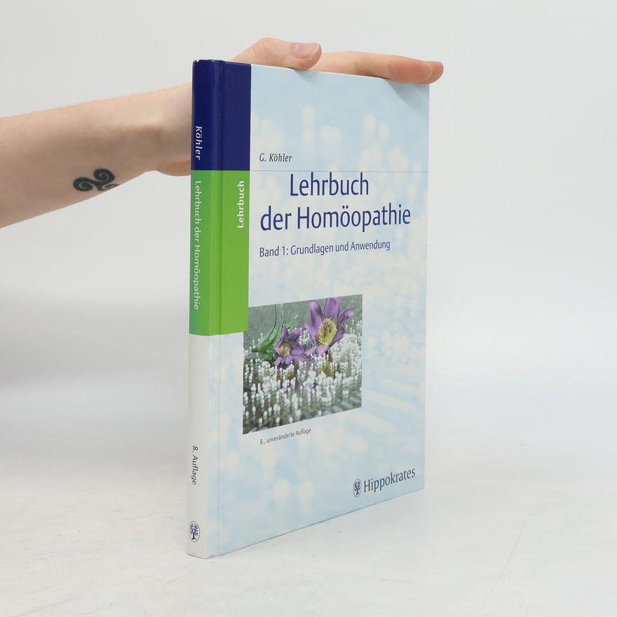 Gerhard Kohler Lehrbuch der Homöopathie