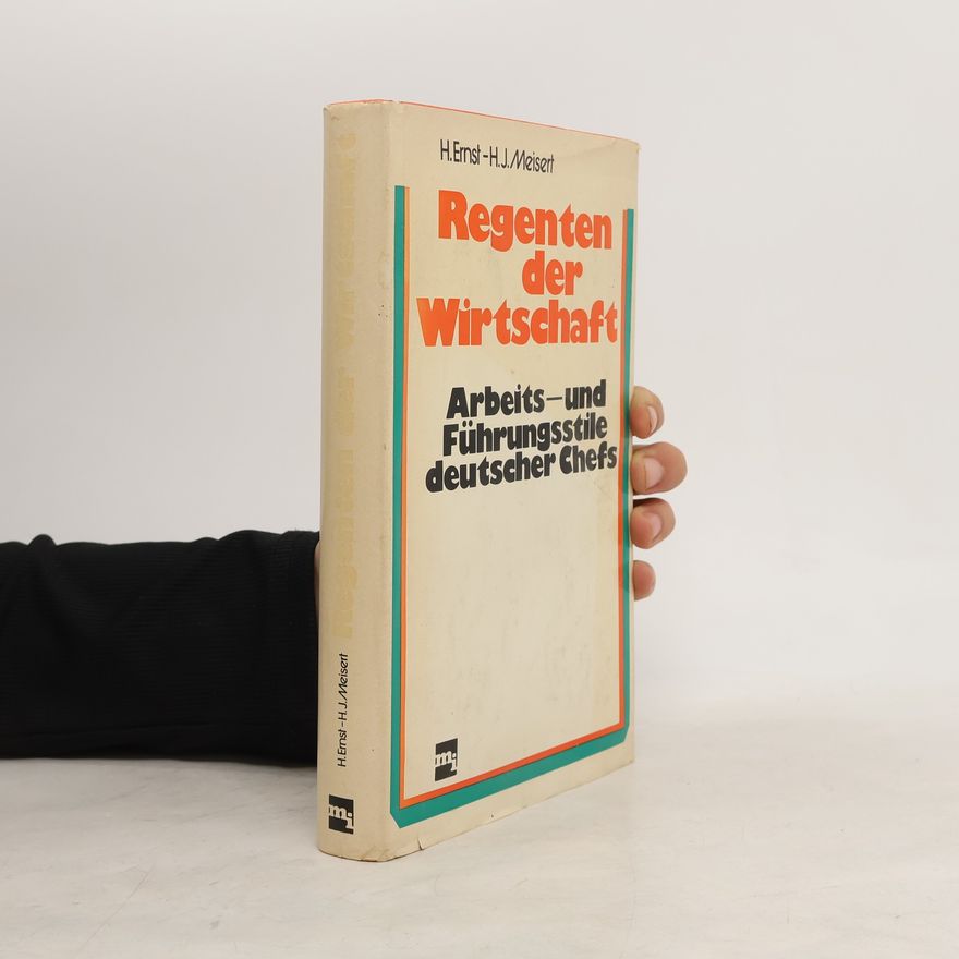 Helmut Ernst Regenten der Wirtschaft