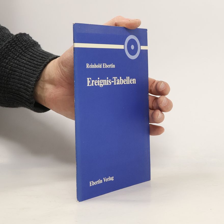 Reinhold Ebertin Ereignis-Tabellen für die Korrektur der Geburtszeit und die Zukunftsprognose
