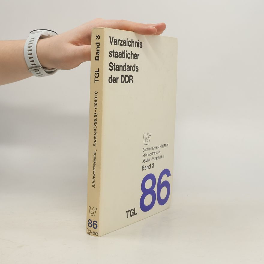Autorenkollektiv Verzeichnis staatlicher Standards der DDR