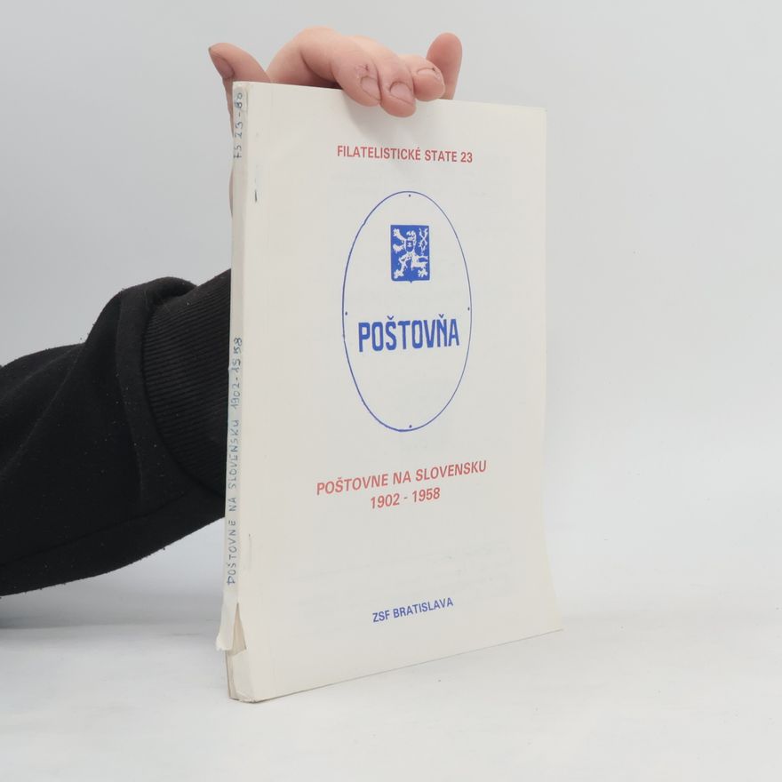 Various authors Poštovne na Slovensku 1902-1958