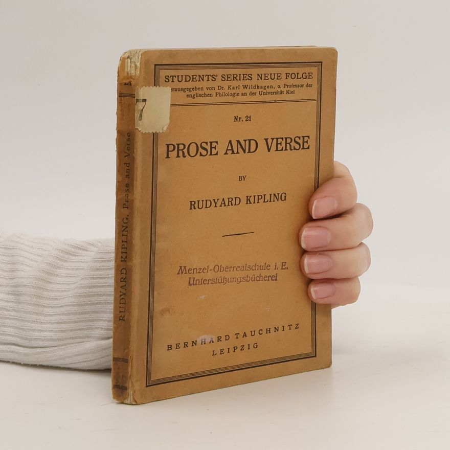 Rudyard Kipling Prose and Verse
