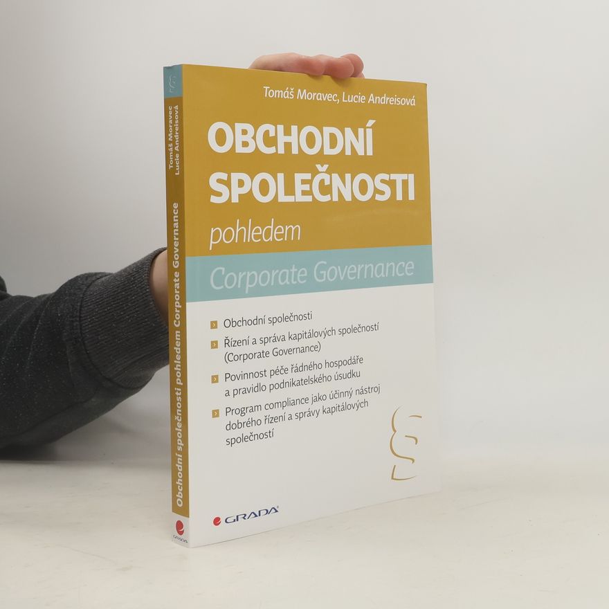 Lucie Andreisová Obchodní společnosti pohledem Corporate Governance