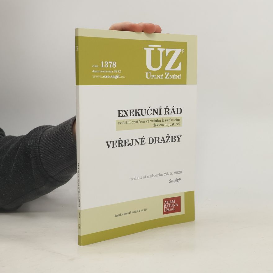 Kolektiv autorů Exekuční řád. Veřejné dražby