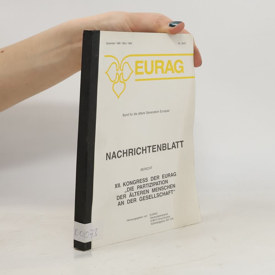 AA.VV. Nachrichtenblatt. Die Participation der älteren Menschen in der Gesellschaft