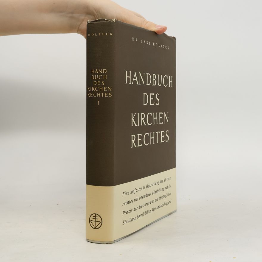 Carl Holböck Handbuch des kirchen rechtes 1