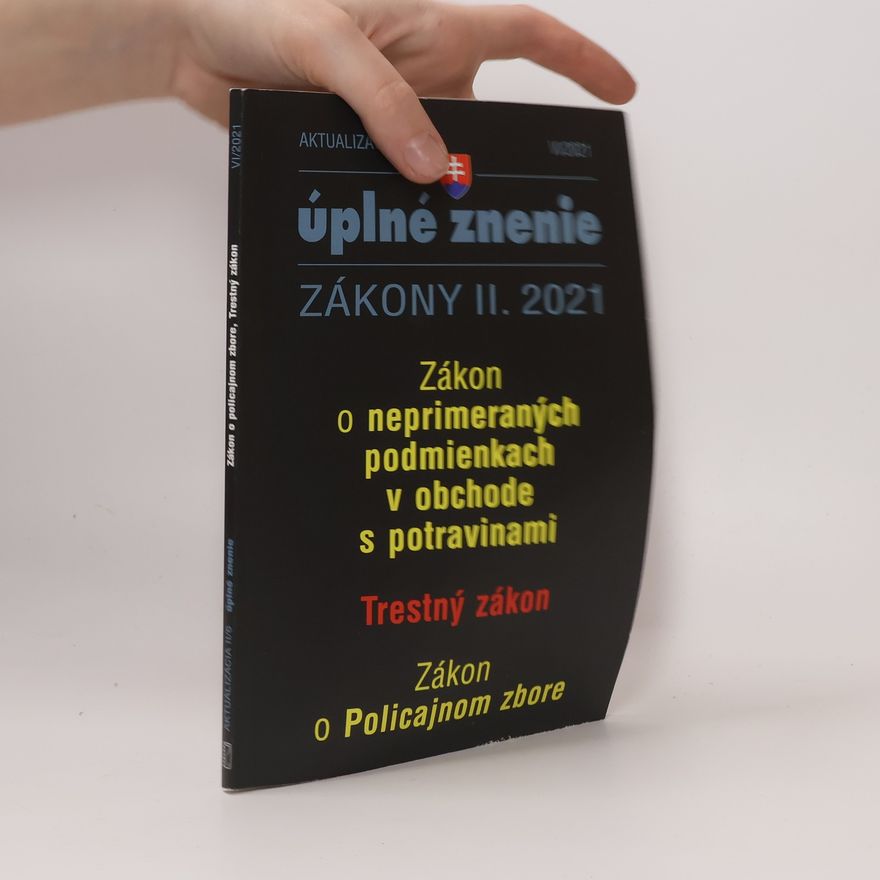 Kolektív autorov Úplné znenie. Zákony II. 2021