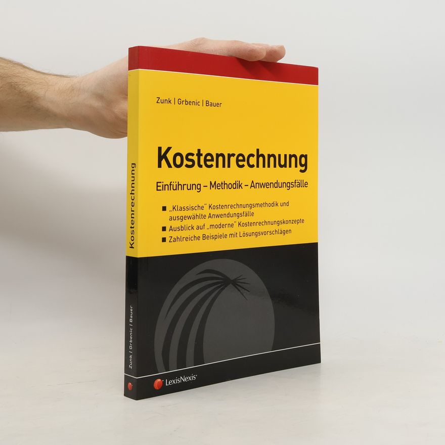 Bernd Markus Zunk Kostenrechnung
