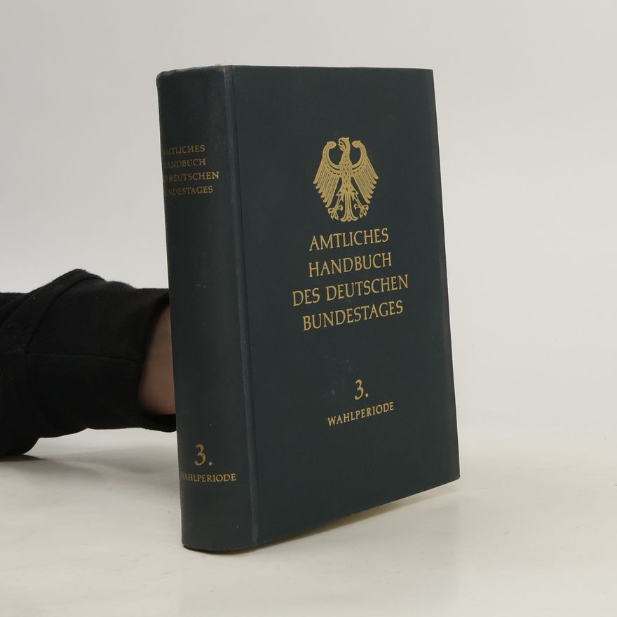 Various authors Amtliches Handbuch des Deutschen Bundestages