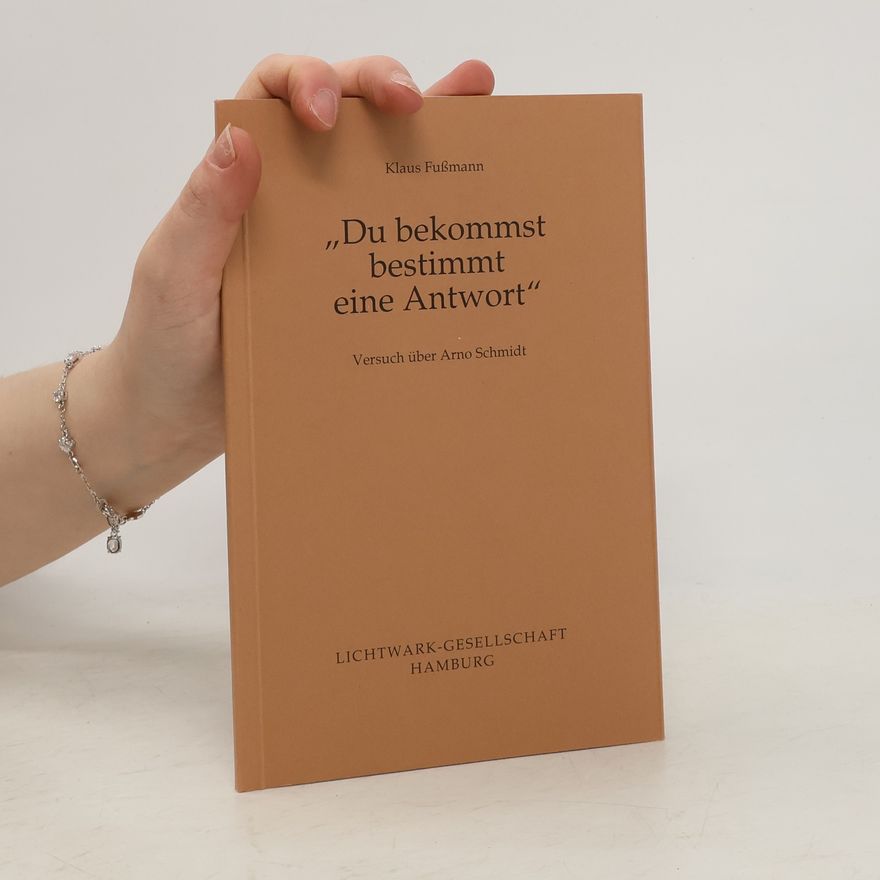 Klaus Fußmann Du bekommst bestimmt eine Antwort