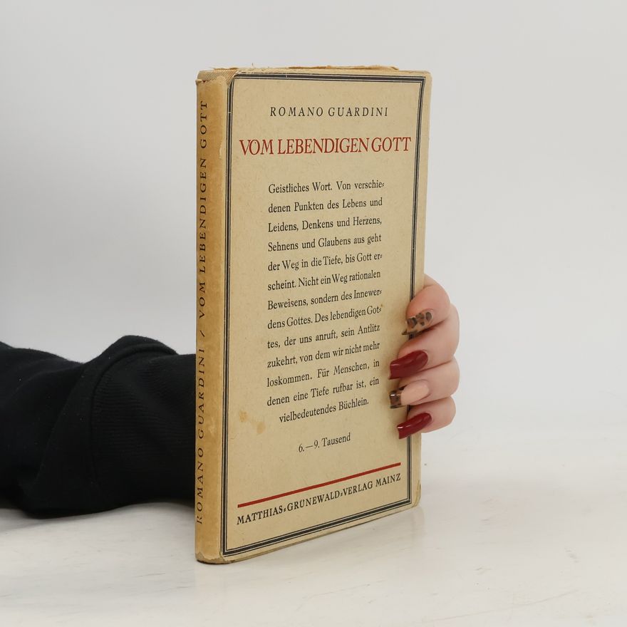 Romano Guardini Vom Lebendigen Gott