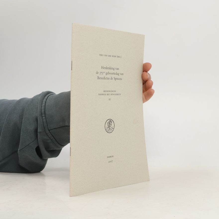 Theo van der Werf Herdenking van de 375ste geboortedag van Benedictus de Spinoza
