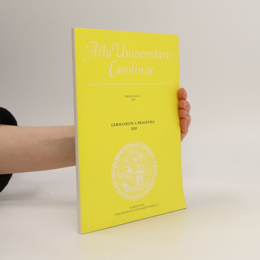 Autorenkollektiv Germanistica Pragensia XIII