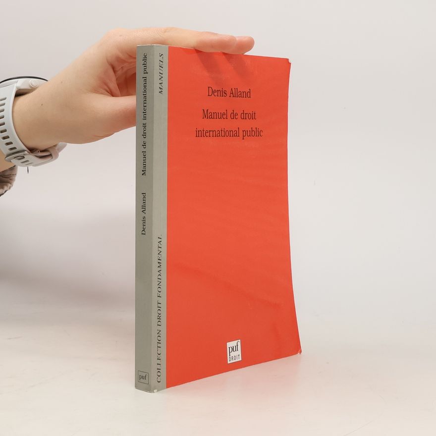 Denis Alland Manuel de droit international public