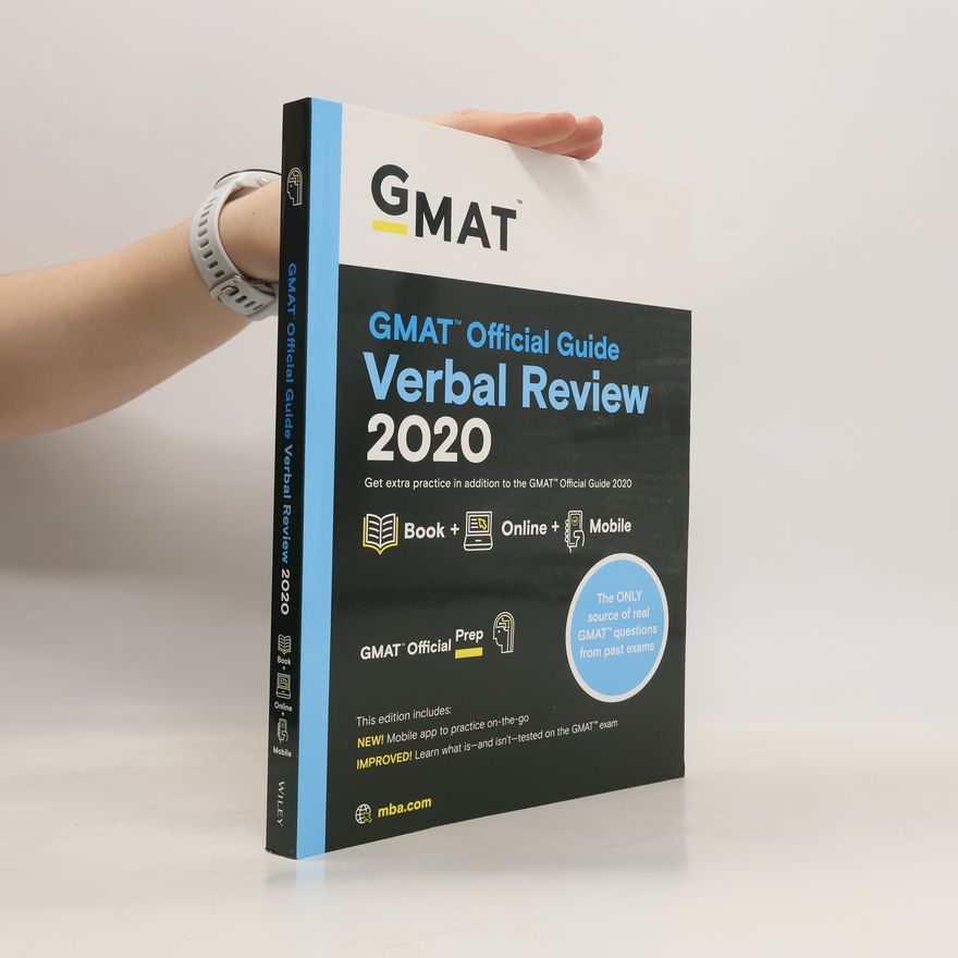 . GMAC Graduate Management Admission Council GMAT Official Guide 2020 Verbal Review - Book + Online Question Bank
