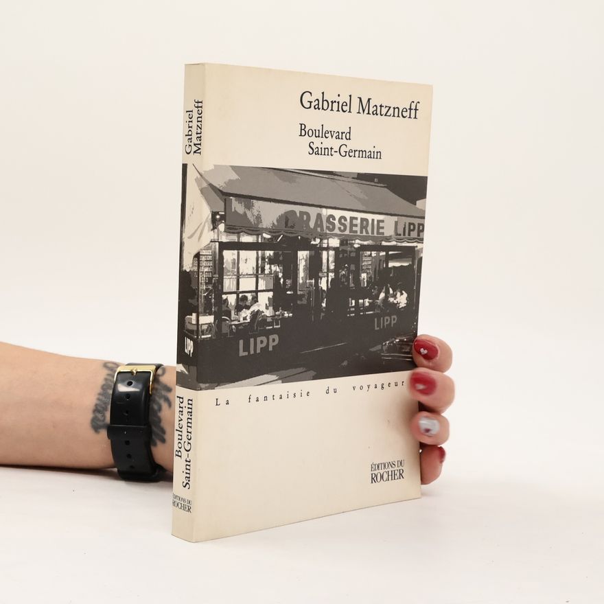 Gabriel Matzneff Boulevard Saint-Germain