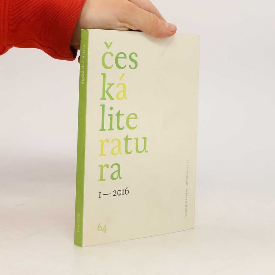 Various authors Česká literatura 1-2016