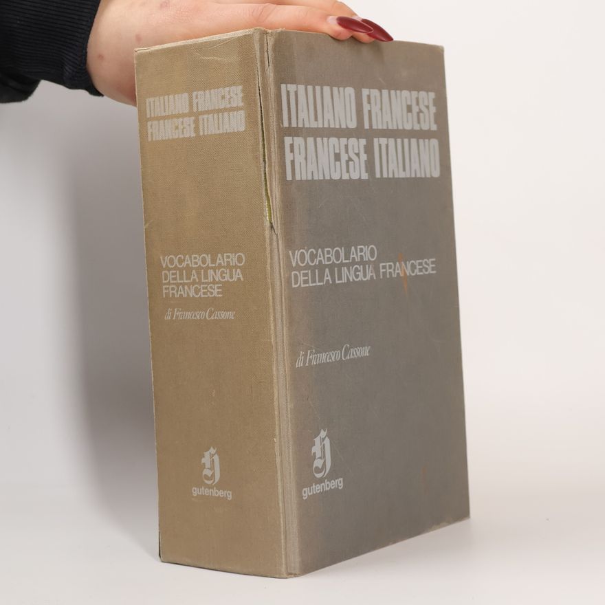 Francesco Cassone Vocabolario italiano-francese, francese-italiano