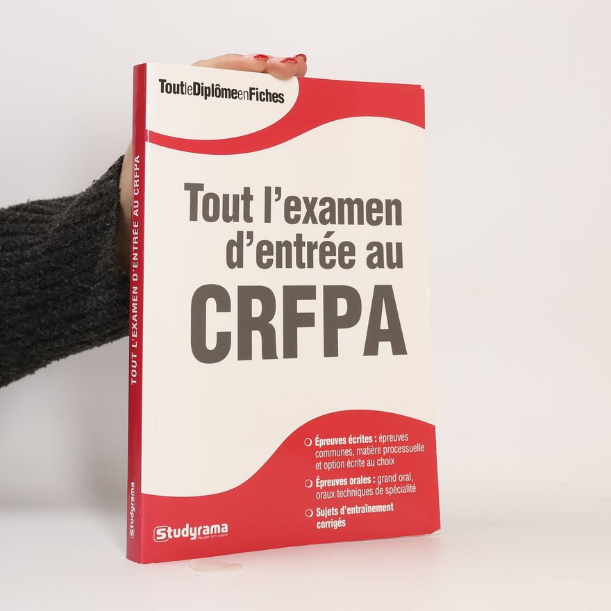 Richard Chizmar Tout l'examen d'entrée au CRFPA