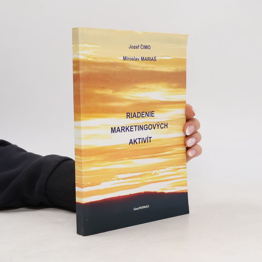Miroslav Mariaš Riadenie marketingových aktivít