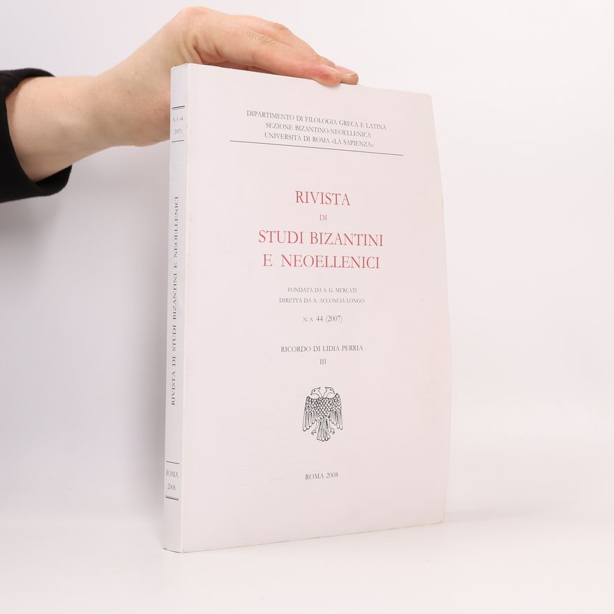 AA.VV. Rivista di Studi Bizantini e Neoellenici