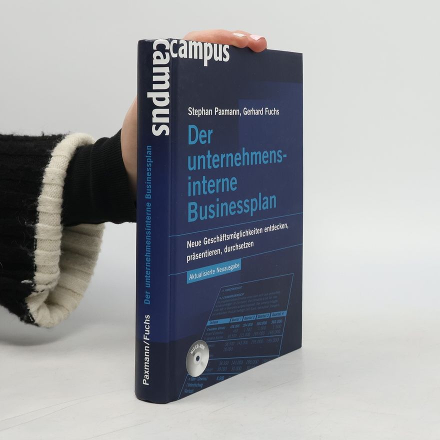 Stephan Paxmann Der unternehmensinterne Businessplan