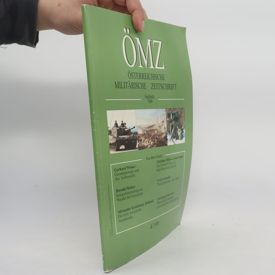 Autorenkollektiv Österreichische Militärische Zeitschrift 4/1998