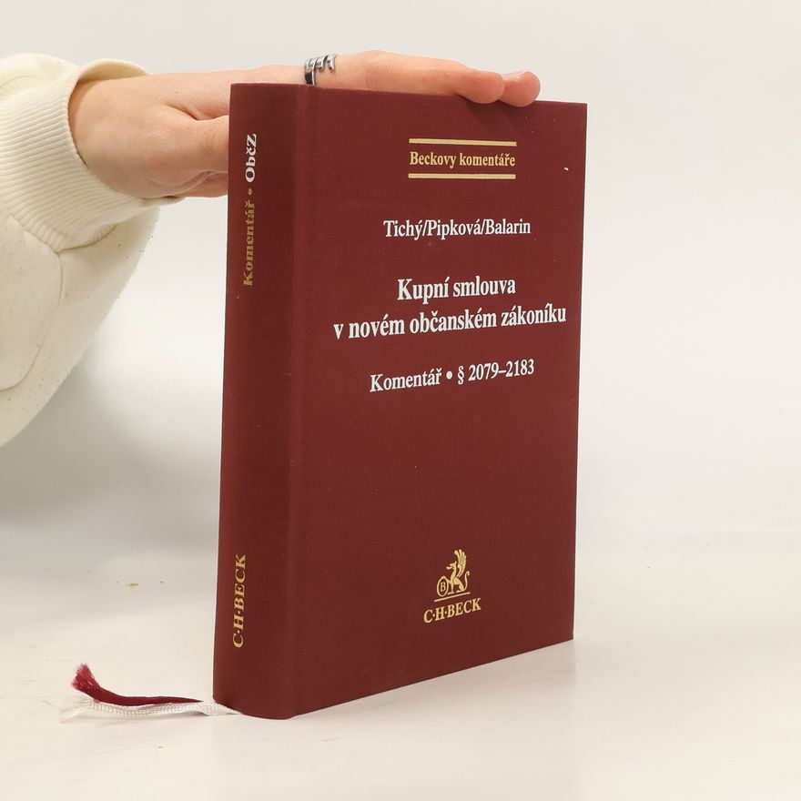 Balarin Kupní smlouva v novém občanském zákoníku