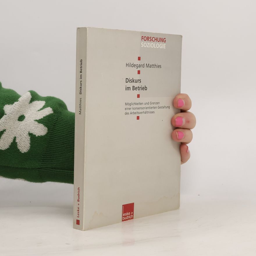 Hildegard Matthies Forschung Soziologie - 34: Diskurs im Betrieb