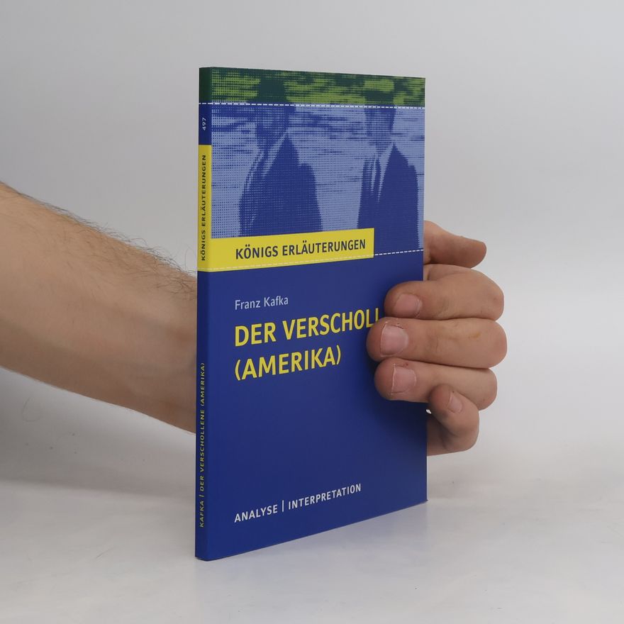Daniel Rothenbühler Der Verschollene (Amerika) von Franz Kafka