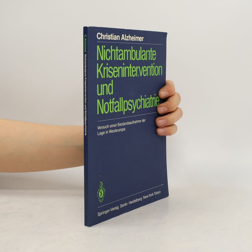 W. Feuerlein Nichtambulante Krisenintervention und Notfallpsychiatrie