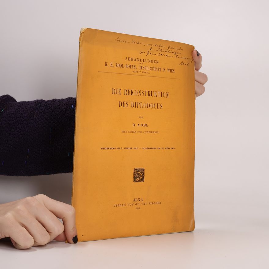 O. Abel Die Rekonstruktion des Diplodocus