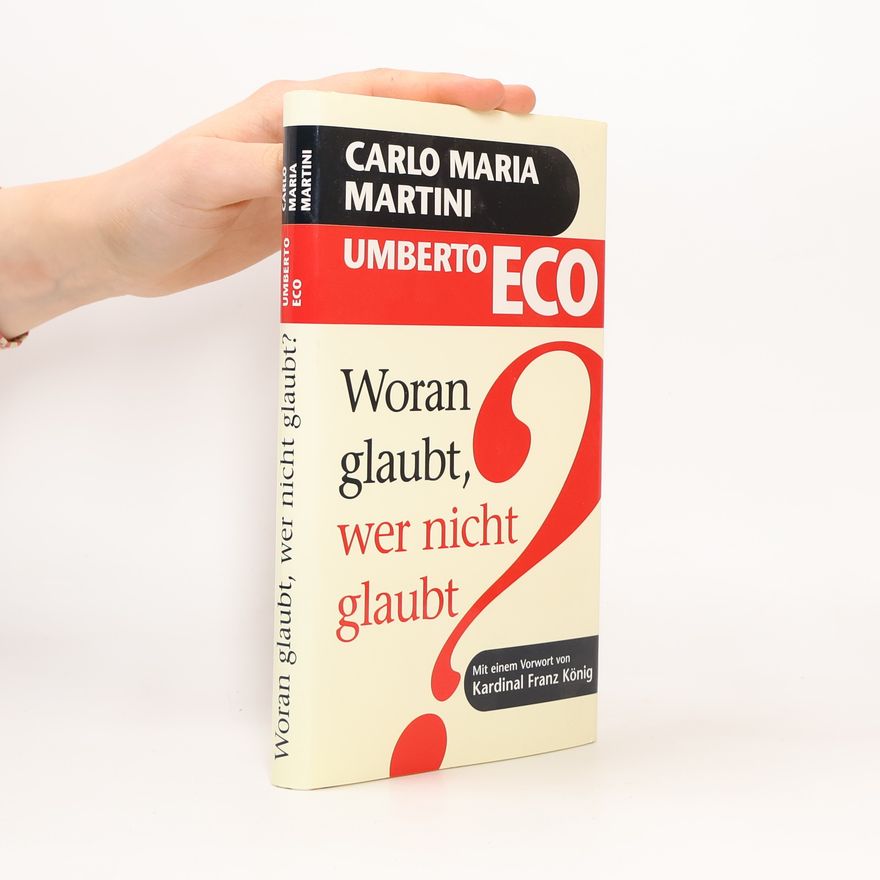 Carlo Maria Martini Woran glaubt, wer nicht glaubt?