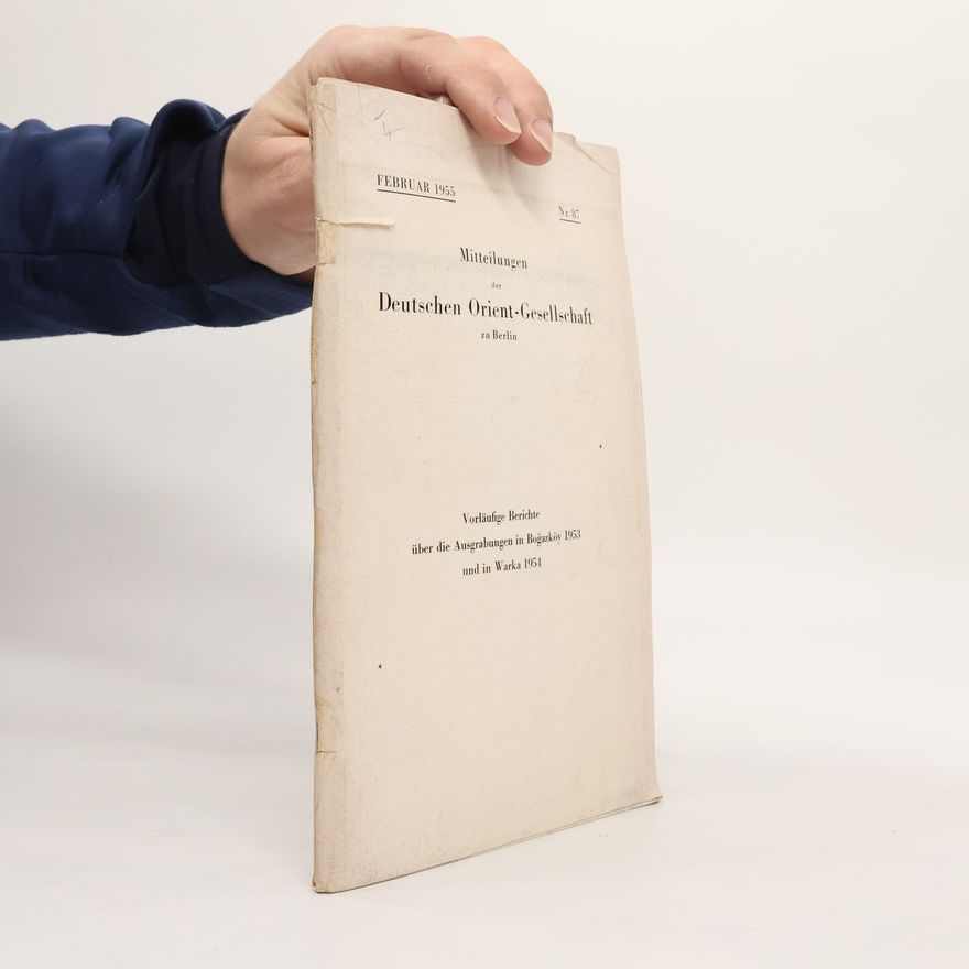 Auteurscollectief Mitteilungen der Deutschen Orient Gesellschaft zu Berlin Nr. 87