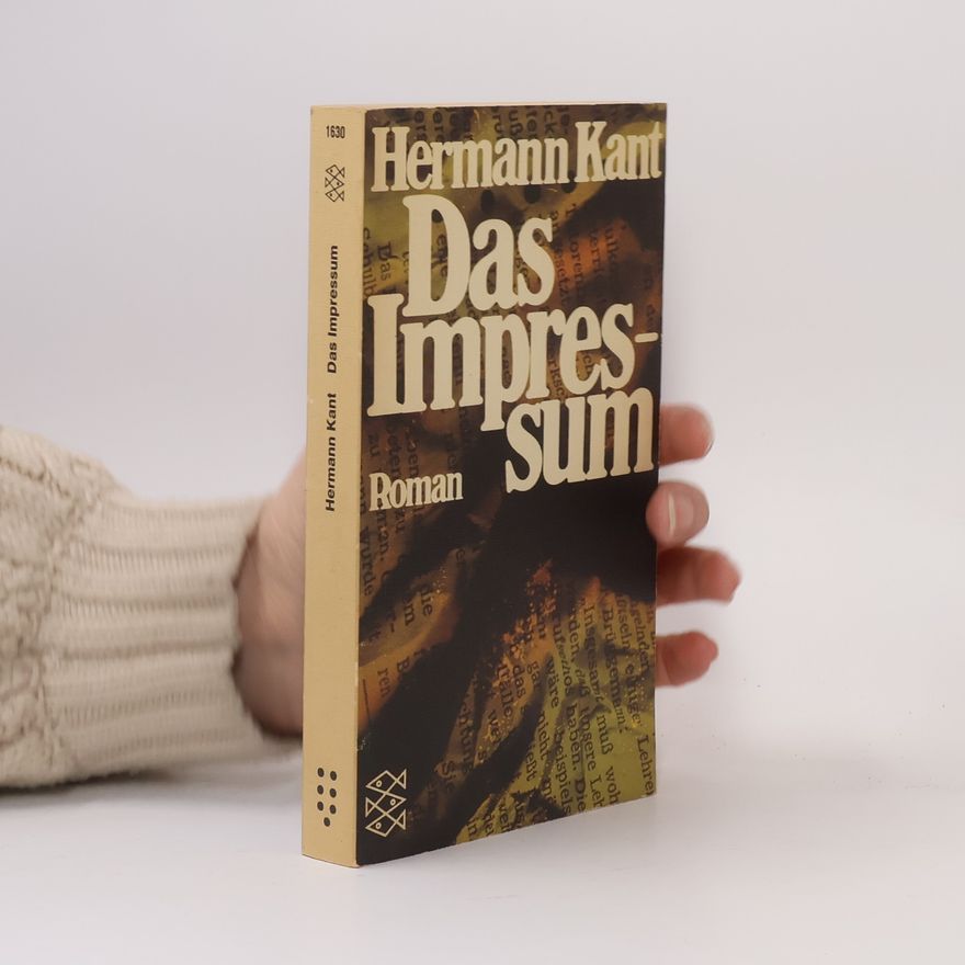 Hermann Kant Das Impressum