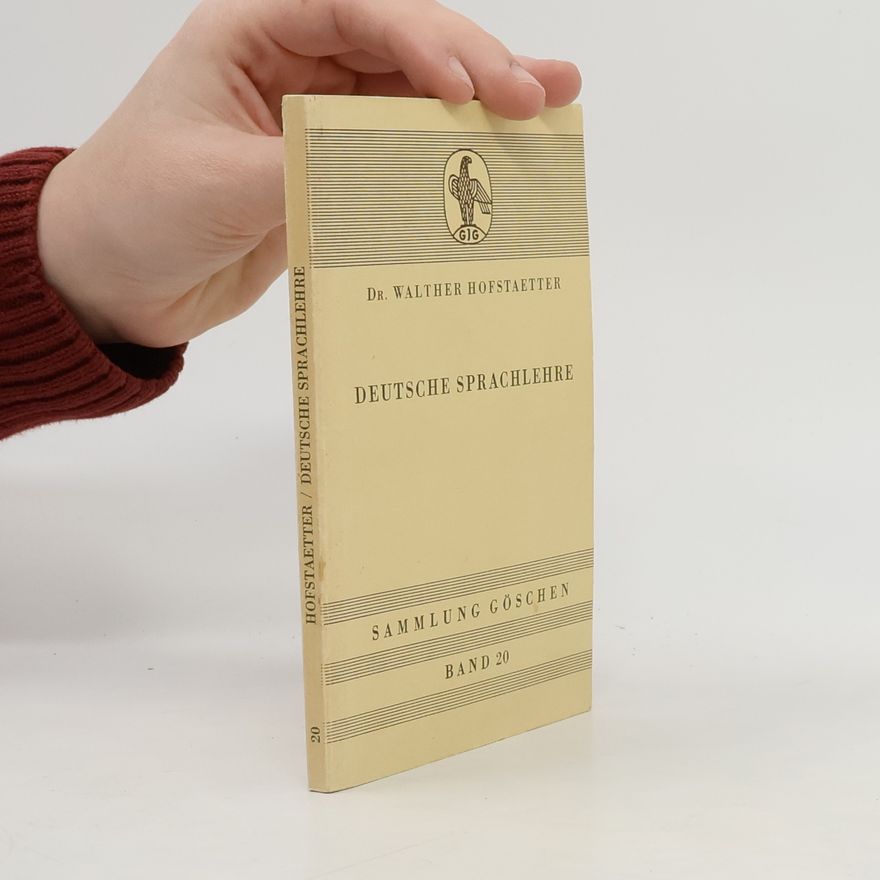 Walther Hofstaetter Deutsche Sprachlehre