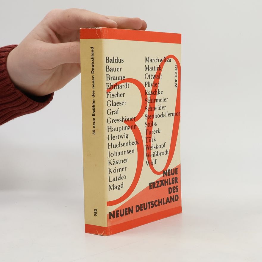 Autorenkollektiv 30 neue Erzähler des neuen Deutschland