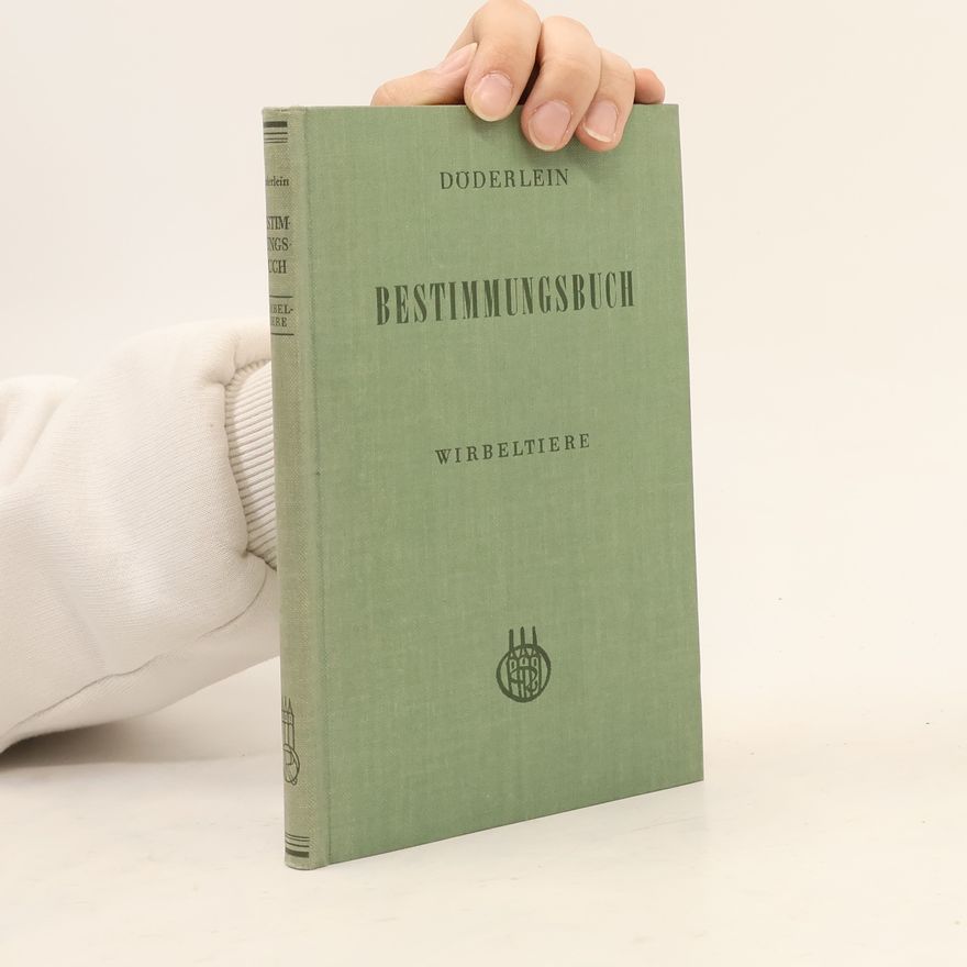 Ludwig Döderlein Bestimmungsbuch der Wirbeltiere