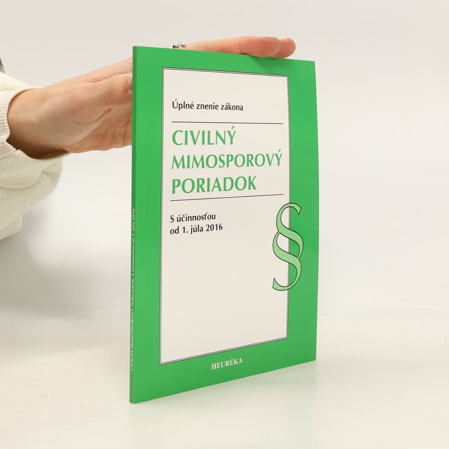 Anna Schneiderová Civilny mimosporový poriadok, Úzz, 2015