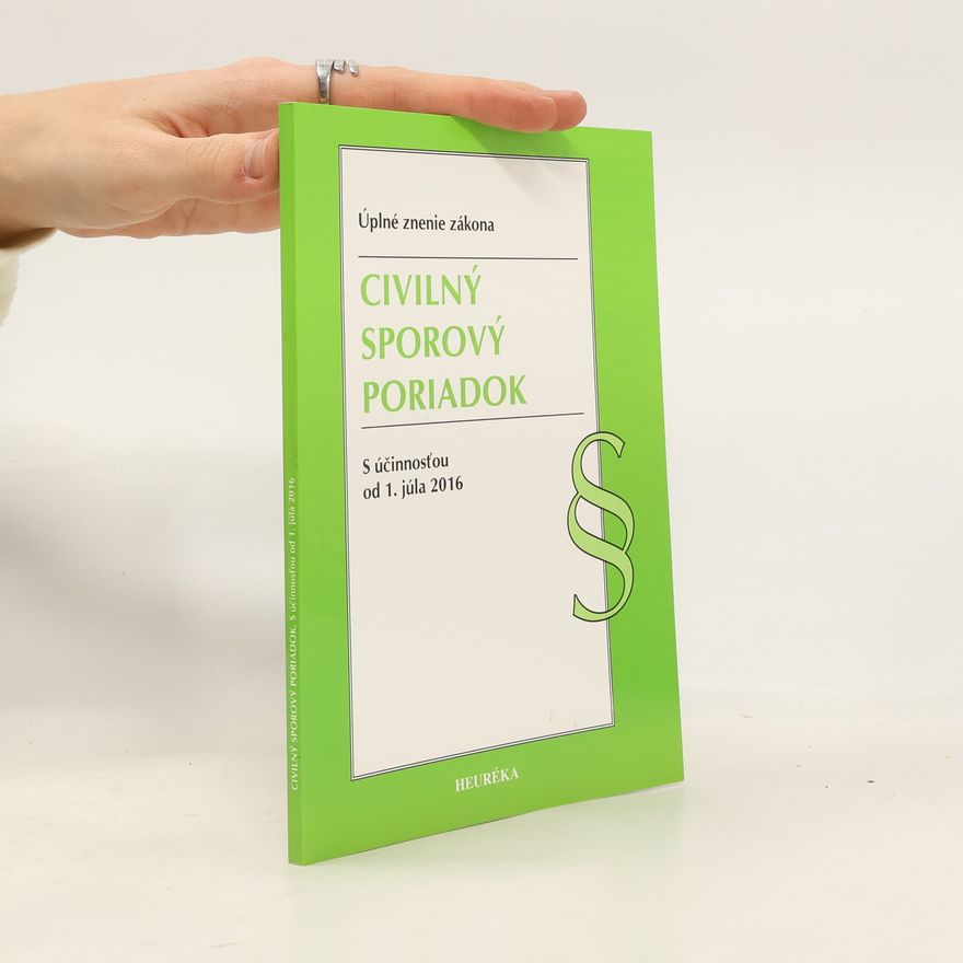 Anna Schneiderová Civilný sporový poriadok, Úzz, 2015