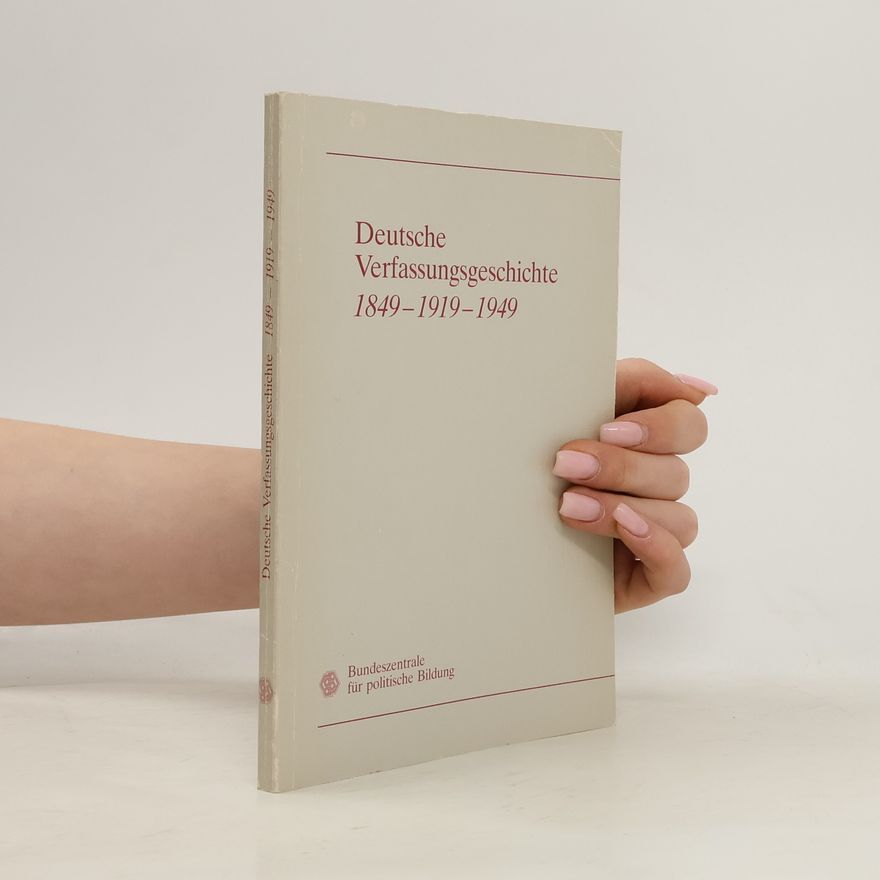 Erhard H. M. Lange Deutsche Verfassungsgeschichte 1849-1919-1949
