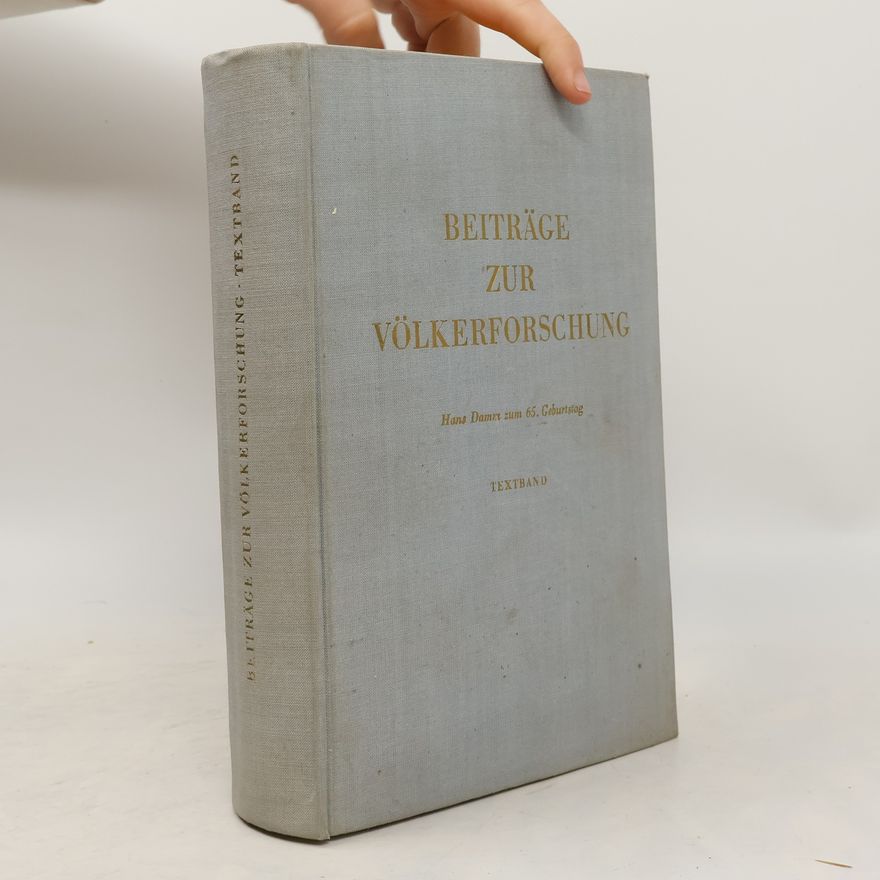 Autorenkollektiv Beiträge zur Völkerforschung