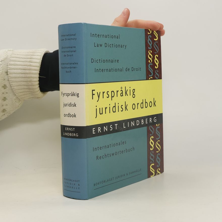 Ernest Lindbergh Fyrspråkig juridisk ordbok