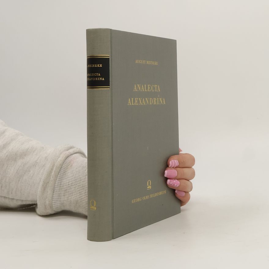 Augustus Meineke Analecta Alexandrina
