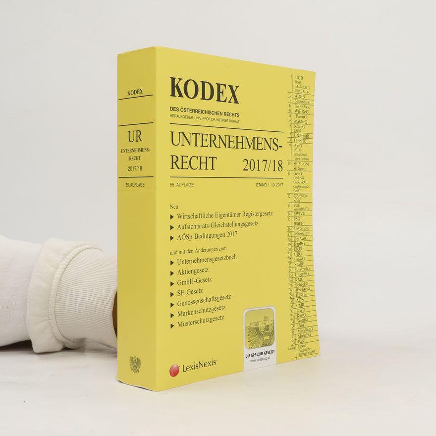 Werner Doralt KODEX Unternehmensrecht 2017/18