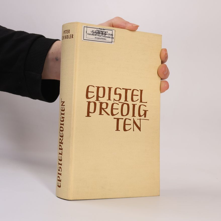 Peter Schindler Epistelpredigten