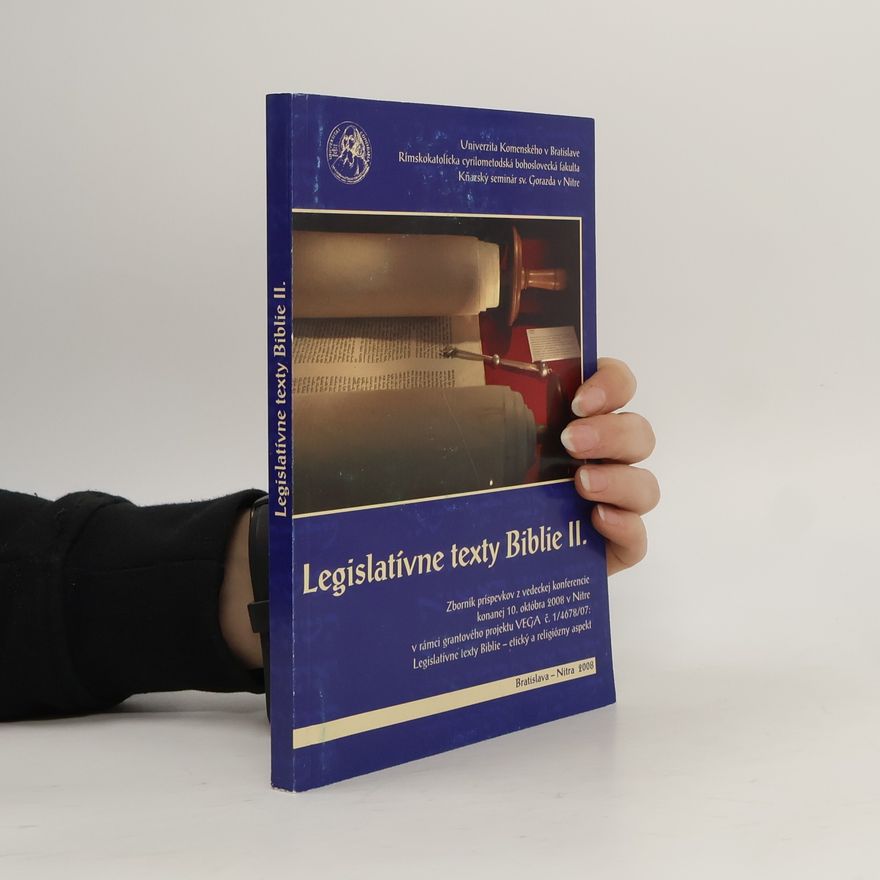 Collectif d'auteurs Legislatívne texty Biblie II