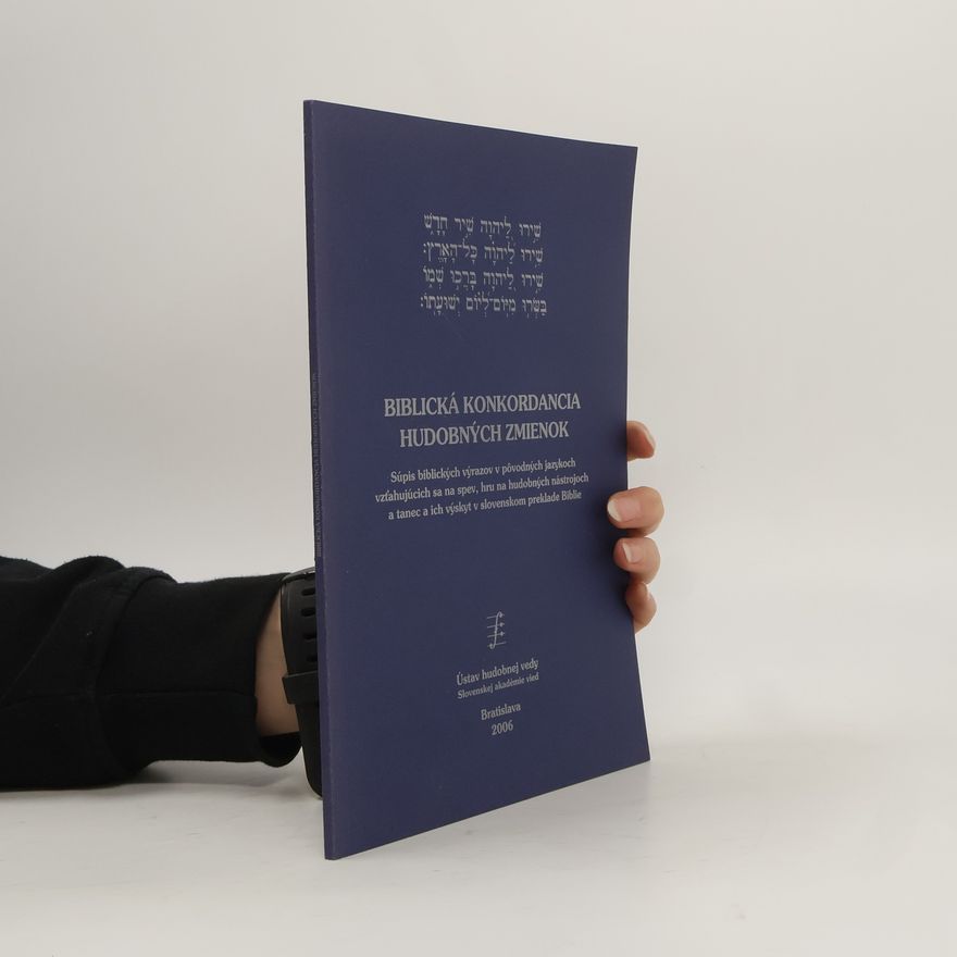 Juraj Lexmann Biblická konkordancia hudobných zmienok